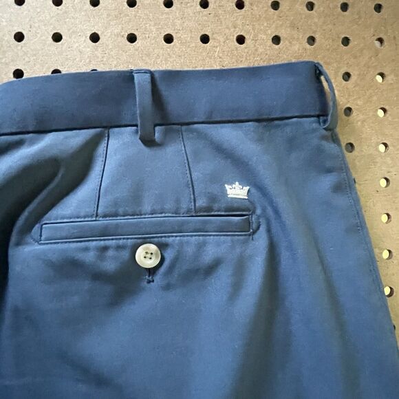 Peter Millar Crown Salem Performance Golf Chino Shorts Wicking Blue Size 42 Men - Picture 5 of 10